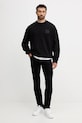 Just Cavalli hanorac de bumbac 79OAIT05.CF500 negru AW25