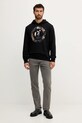 Just Cavalli bluza bawełniana 79OAIE01.CF100 czarny AW25