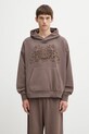 Βαμβακερή μπλούζα Puma PUMA x RIPNDIP απλικέ καφέ 632414