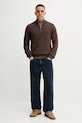 Abercrombie & Fitch sweter z dodatkiem wełny KI120.5139.400 brązowy AW25