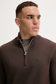Abercrombie & Fitch sweter z dodatkiem wełny brązowy KI120.5139.400