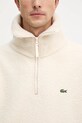 Fleecová mikina Lacoste SH5500 krémová