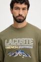 Lacoste bluza bawełniana zielony SH5884