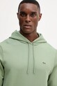 Lacoste hanorac de bumbac verde SH9839