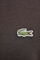 Lacoste bluza bawełniana SH5781 brązowy