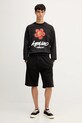 Памучен суичър Kenzo Kenzo x Futura FF65SW2524MC черен AW25