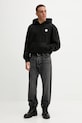 Kenzo bluza bawełniana FF65HO2574MF czarny AW25
