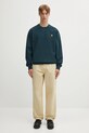 Carhartt WIP bluza American Script I025475.0AUXX turkusowy