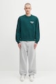 Pamučna dukserica Carhartt WIP Alumni I035190.05AXX zelena