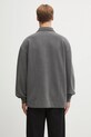 Odzież Carhartt WIP bluza bawełniana Piqué Script I035188.0D2GD szary