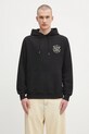 Odzież Drôle de Monsieur bluza bawełniana Le Hoodie Slogan Tresses H.HO183.CO127 czarny