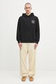 Drôle de Monsieur bluza bawełniana Le Hoodie Slogan Tresses H.HO183.CO127 czarny