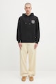 Drôle de Monsieur felpa in cotone Le Hoodie Slogan Tresses H.HO183.CO127 nero