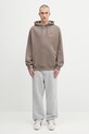 Drôle de Monsieur bluza bawełniana Le Hoodie Grand HUtel H.HO184.CO127 brązowy