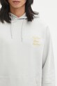 Drôle de Monsieur bluza bawełniana Le Hoodie Slogan Calligraphy szary I.HO168.CO127