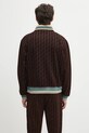 Odzież Drôle de Monsieur bluza La Veste SurvÍtement Monogramme I.SJ008.PL159 brązowy