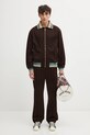 Drôle de Monsieur bluza La Veste SurvÍtement Monogramme I.SJ008.PL159 brązowy