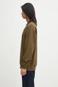 Βαμβακερή μπλούζα Drôle de Monsieur Le Sweatshirt Slogan I.SW149.CO127 πράσινο AW25