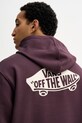 Vans bluza bawełniana fioletowy VN000P51EMS1