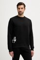 Karl Lagerfeld bluza bawełniana nadruk czarny 554917.705403