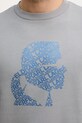 Karl Lagerfeld bluza bawełniana 554917.705405 szary