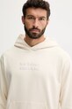 Bavlněná mikina New Balance béžová MT53925PEF