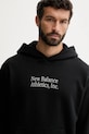 Bavlněná mikina New Balance černá MT53925BK
