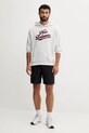 New Balance bluza bawełniana MT53902AHH szary AW25