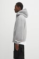 Pamučna dukserica Axel Arigato Trey mélange A3432001 siva AW25