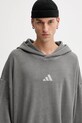Bavlněná mikina adidas ALL SZN šedá JN0617