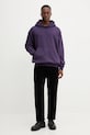 adidas Originals hanorac de bumbac Grfx Hoodie JY2729 violet AW25
