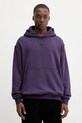 Odzież adidas Originals bluza bawełniana Grfx Hoodie JY2729 fioletowy