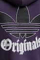 adidas Originals hanorac de bumbac Grfx Hoodie JY2729 violet