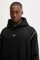 adidas Originals hanorac de bumbac Grfx Hoodie negru JY2730