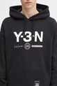 Бавовняна кофта Y-3 x Neighborhood Graphic чорний JW7004