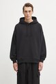Y-3 bluza bawełniana Graphic JX4748 czarny AW25