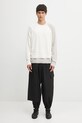 Y-3 sweter Logo Knit KB4642 beżowy