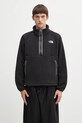 The North Face bluza Fleeski 1/4 zip bez kaptura czarny NF0A88XRKX71