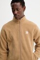 Φλις μπουφάν adidas Originals Essentials καφέ JW3530