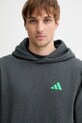 Pamučna dukserica adidas x Mercedes siva JX8778