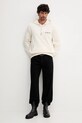 Tommy Hilfiger bluza bawełniana MW0MW40065 beżowy AW25