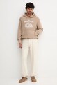 Tommy Hilfiger bluza bawełniana MW0MW40066 beżowy AW25