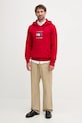 Tommy Hilfiger bluza bawełniana MW0MW41332 czerwony AW25