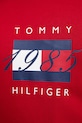 Tommy Hilfiger bluza bawełniana MW0MW41332 czerwony