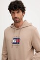 Tommy Hilfiger bluza bawełniana beżowy MW0MW41332