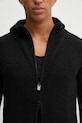 Heliot Emil cardigan con lana nero AW25.M.07.085.BLK01