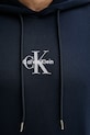 Pamučna dukserica Calvin Klein Jeans mornarsko plava LV04RD243G