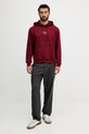 Bavlněná mikina Calvin Klein Jeans LV04RD243G burgundské AW25