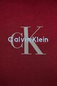 Bavlněná mikina Calvin Klein Jeans LV04RD243G burgundské