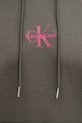 Calvin Klein Jeans felpa in cotone LV04RD243G grigio